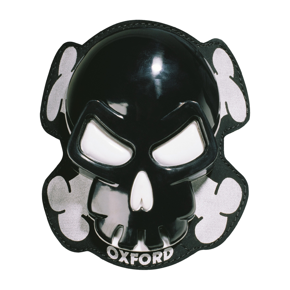 Oxford Skull Knee Sliders Black